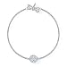 Produktbild Swarovski Remix Collection Dragonfly Strand, Weiss, rhodiniert
