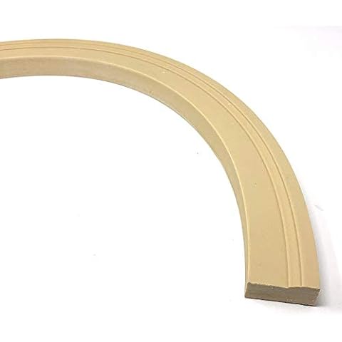 FLEXTRIM #180: Flexible Brick Molding: 1.25" Thick x 2" Wide - PRE Curved to fit Half Round Arches 57" Diameter up to 66" Diameter Cover