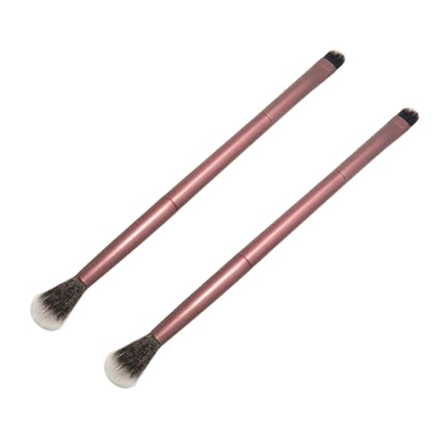BESTYASH Brocha de Maquillaje Doble Punta Profesional Mate Herramienta Cosmética para Ojos y Cejas para y Profesional