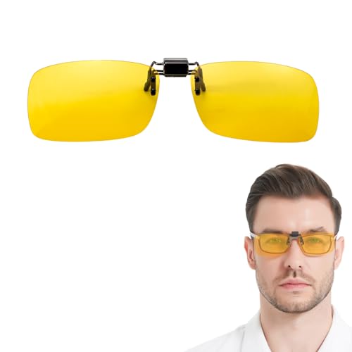 Image of OCCI CHIARI Polarized Flip-up Clip-on Sunglasses for Eyeglasses for Men and Women Outdoor /Driving UV400
