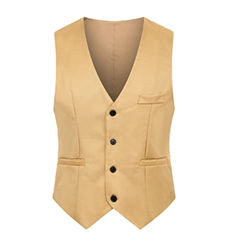 Gilet de travail pour femme grande taille 4XL kaki col en V coupe ajustée
