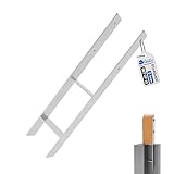 Utilizzabilità: questi supporti di ancoraggio tipo H sono disponibili in larghezze forcella di 71 mm, 81 mm, 91 mm, 101 mm, 111 mm, 116 mm, 121 mm e 141 mm, fornendo flessibilità per vari progetti in legno.