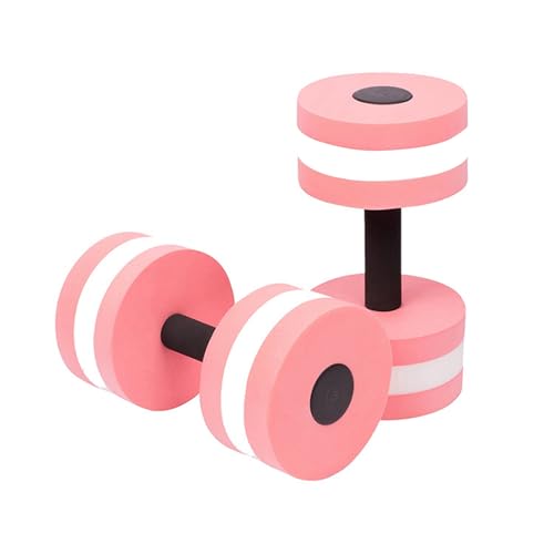 Floating Water Dumbbells - EVA Foam Pool Weights, Aqua Fitness Barbells| Soft Grip Exercise Equipment, Lightweight Resistance Tr