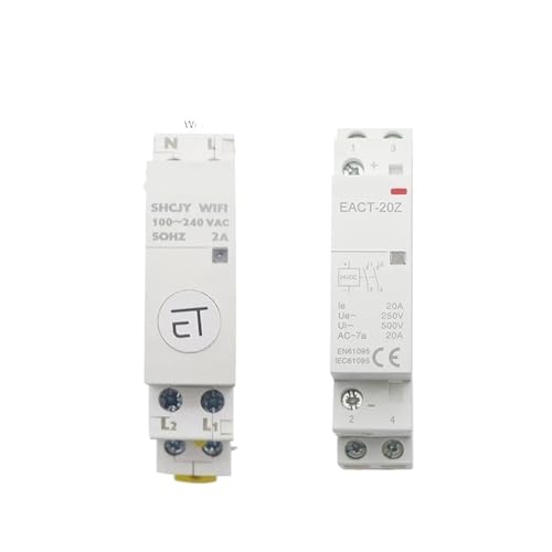 Contacteur auxiliaire intelligent avec minuterie rail 20A pour coupure automatique