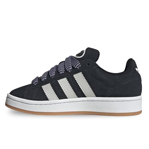 Image of adidas Campus 00S J Undefined's 3-Stripes 60S Retro Contrast Trainers (Black White, US 6.5)