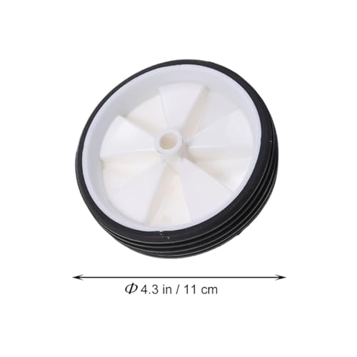 Ruedas de entrenamiento Toddmomy para bicicleta, estabilizadores universales de caucho resistente, juego de 3 pares en blanco miniatura 2