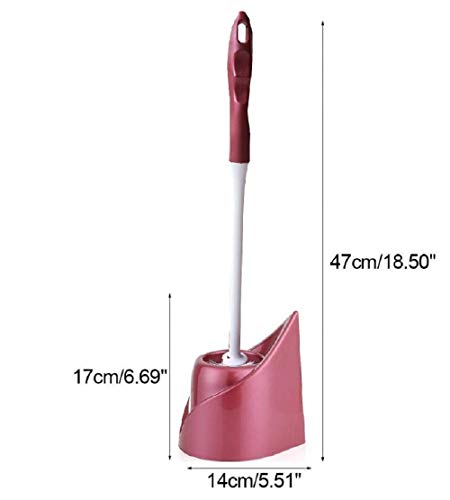 Image of Maharsh Premium Kleeno Toilet Brush with Holder Container (Multicolor, 17x14 inch)