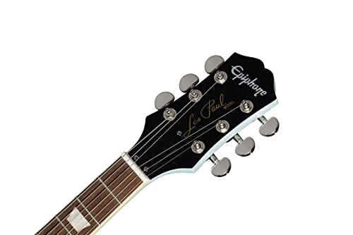 Epiphone Power Players Les Paul (y compris sac de rangement, cable, pics) Bleu glace - Les Beatles, Paul McCartney, John Lennon, RIngo Starr, George Harrison Epiphone Power Players Les Paul (y compris sac de rangement, cable, pics) Bleu glace – Image 7