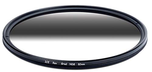 ICE 82mm Reverse Grad ND8 Sunset Filter Neutral Density ND 82 3 Stop Optical Glass