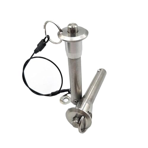 1pc goupille de verrouillage à tête sphérique en acier inoxydable Diamètre 20mm, Longueur de serrage 50mm