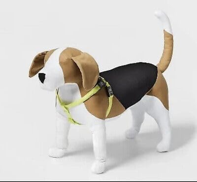 boots and barkley led Dog Harness Medium Yellow
