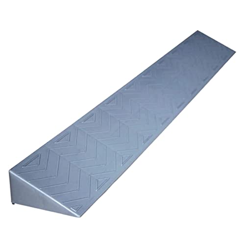ZTZBFGM Indoor Wheelchair Ramps, Threshold Ramps Household Non-Slip Steps Ramps Doorway 1 to 6.5 Cm Rise Channel for Sweeping Robot, Scooters, Luggage, Electric Vehicles,Gray,100x13x6.5cm
