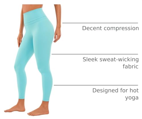 Image of CRZ YOGA Naked Feeling Leggings 25'' | Sleek, Decent Compression, Yoga, Hidden Waistband Pocket, for Women