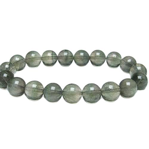 ラビットヘアーフローライト　ブレスレット 動画】【1点もの】ラビットヘアーフローライト ラウンド15mm 1連