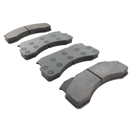 Image of QUALITY-BUILT Front Semi-Metallic Brake Pads, Premium 1001-0236M, Compatible with 1983-1999 Ford (B-600, B-700, B-7000, C700, C7000, C800, C8000, F-600, F-700, F-7000, F-800, F-800 LPO, F-8000, FT800)