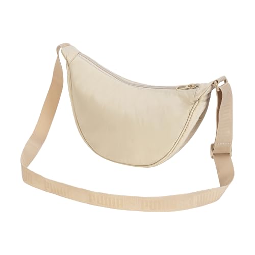 Image of PUMA Women's Neighborhood Nylon Crossbody Bag with Adjustable Strap & Zip Pockets