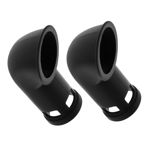 Piezas de repuesto VILLCASE para válvula de liberación de vapor para ollas a presión, diverter de vapor de silicona negro de 6 qt, 2 piezas, accesorio para cocina y cocina en RV