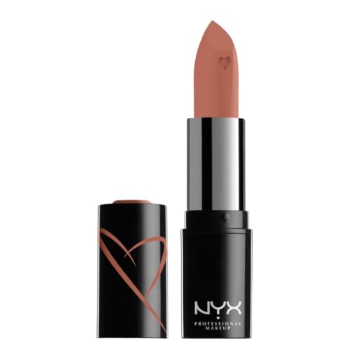 NYX Professional Makeup Shout Loud Satin Lipstick, Ultra-Saturated Colour, Vegan Formula, Silk