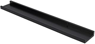 DURAline Shelf, Wood, black, 60 x 9 x 3 cm