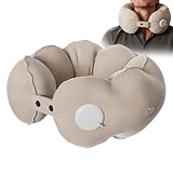 Generico Inflable de viaje para el cuello, en forma de U, plegable para el avión para el cuello, para mujeres durante los vuelos, los viajes por carretera, el desplazamiento, las siestas, el sueño y