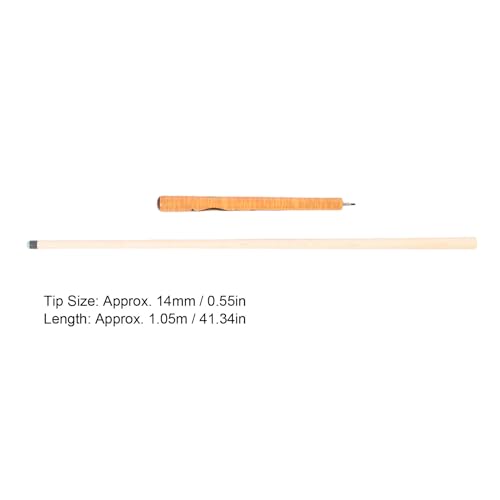 Taco de billar corto de madera de arce de 41.34 in miniatura 7