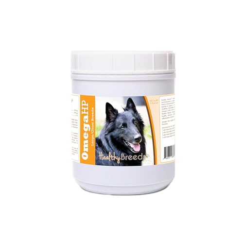 Image of Healthy Breeds Belgian Sheepdog Omega HP Fatty Acid Skin and Coat Support Soft Chews 90 Count