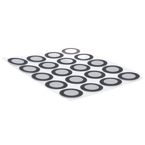 200 Stück 3D-Scan-Marker, 12 Mm Innendurchmesser, 19 Mm Außendurchmesser, Aufkleber mit Reflexionsvermögen, Präziser Verfolgungspunkt für 3D-Scanner, Breite Anwendung, mit