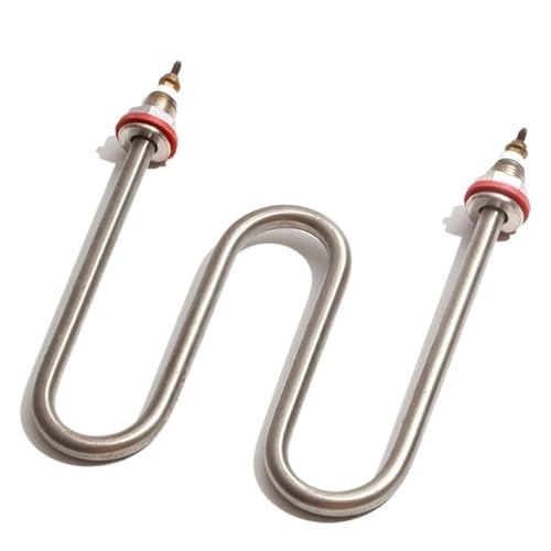 Resistencia de elemento calefactor tipo U doble 3KW con rosca M16 de acero inoxidable para caldera 2