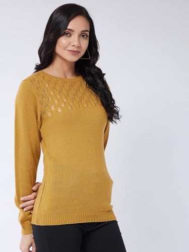 Image of Modeve Women Round Neck Casual Sweater for Winter||Winterwear||