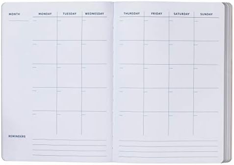 Busy B Busy Life Notebook - A5 Navy leopard notebook with Stickers and Monthly Planner