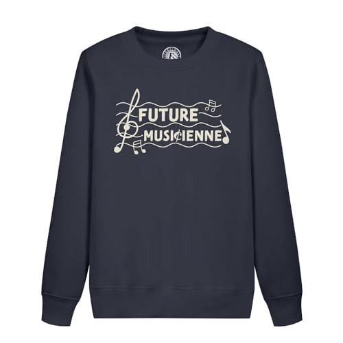 Sweatshirt enfant future musicienne vêtement musique fille manches longues