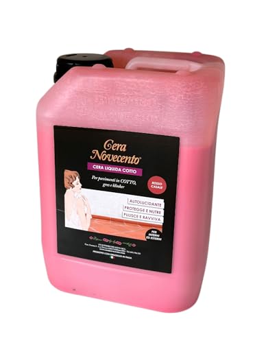 Cera Novecento K923 cera líquida cocida, rojo Casale, 5 litros