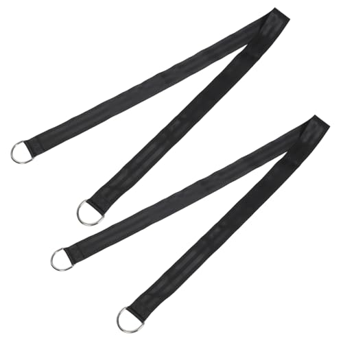 Abaodam 1 Set Adjustable Outdoor Swing Straps Kit for Durable Tree Hanging Straps with Hooks Quick Install for Hammocks and Swings Reinforced Strength and Use