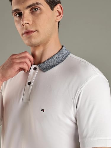 Image of Solid Regular-Fit Cotton Polo T-Shirt