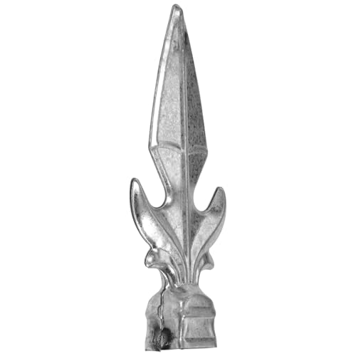 BIUDECO Puntale per Recinzione a Punta in Ferro per Esterni Accessorio Decorativo per Pali di Cancelli Compatibile Recinzioni Residenziali e Commerciali Facile da Installare