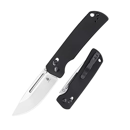 Kizer Escort Pocket Knife 20CV Steel Folding Knives, Aluminum Handle Outdoor Tools, Thumb-stud Openers EDC Knife Ki4481A1