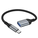 USB C to USB Adapter - 5Gbps OTG Adapter USB3.0 for Android - USBA Female to USBC Male Adapter, Dongle Type C OTG Cable Converter Support Camera, Card Reader, USB Flash Drive, External/MIDI Keyboard