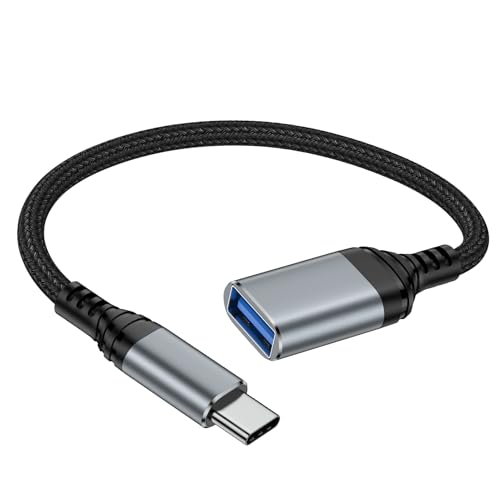 USB C to USB Adapter - 5Gbps OTG Adapter USB3.0 for Android - USBA Female to USBC Male Adapter, Dongle Type C OTG Cable Converter Support Camera, Card Reader, USB Flash Drive, External/MIDI Keyboard