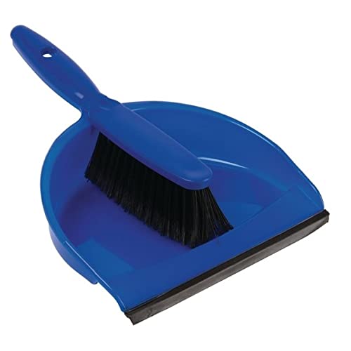 Chemex Floormaster Dustpan with Brush, Blue