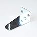 Hold Down Brackets 4pcs Metal Blind Brackets Bottom Rail Holder Replacements for Horizontal Blinds and Window Shades