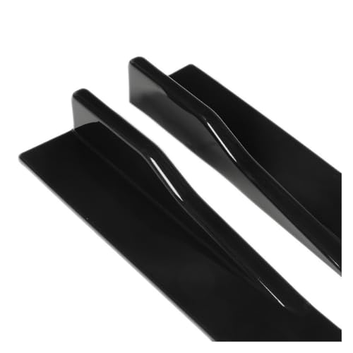 Faldones laterales universales de 1,8m en negro brillo para Corolla y tuning berlina 4