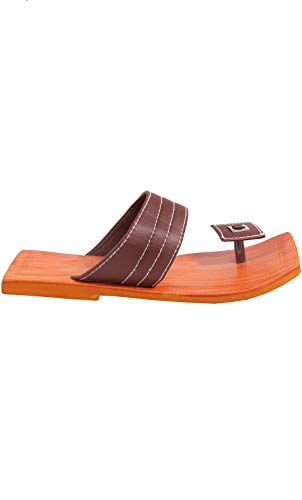 Image of Unik Kolhapuri Ethnic Sandal /Paduka /Chappal for Men