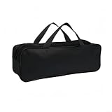 ComfyHarbor Outdoor Grilltasche Faltbar Für Camping Picknick(Black 43cm)