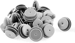 مشابك تثبيت بلاستيكية لفرش السيارات والأبواب والشنط وغيرها (100 قطعة، رمادي، 3 مستويات، الرمز: 4427)