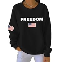 This Is the Turning Point Sweatshirt Women 1993-2025 Freedom American Flag Sweatshirts Patriotic Rip Kirk Shirt Long Sleeve Plus Size Crew Neck Loose Fit Black