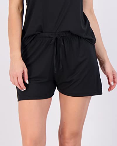 3 Pack: Womens Cami Pj Top And Shorts Pajama Sets Short Pajamas Women Pjs Sleepwear Sexy Two Piece Lingerie Lounge Plaid Silk Tank Cute Matching Soft Satin Night Wear Womans Loungewear - Set 2, S #TOP3