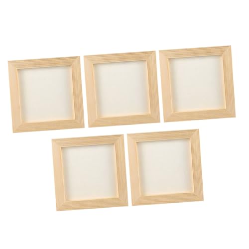 FRCOLOR 5pezzi Cornici in Vuote Per Artigianali Cornici Per Foto Dipingibili Da Te Per Ragazzo Per Progetti Artigianali