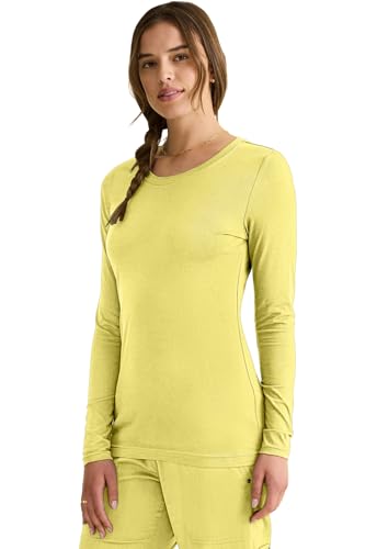 Image of Healing Hands Women's Underscrub Soft Knit Melissa Longsleeve Scrub Tee with Breathable & Easy Care Fabric 5047