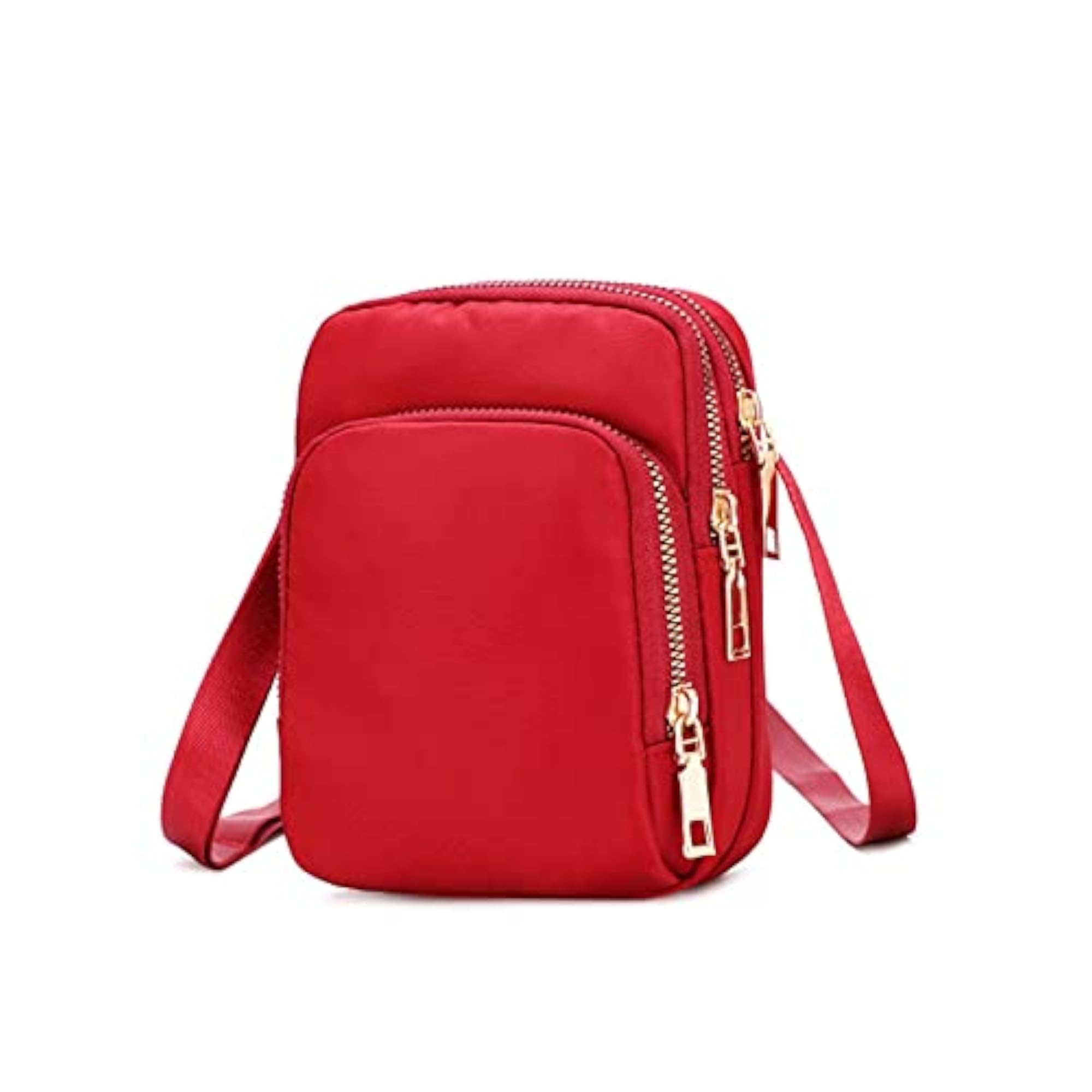 Mini Multifunctional Nylon Shoulder Bag, Mobile Phone Zipper Bag