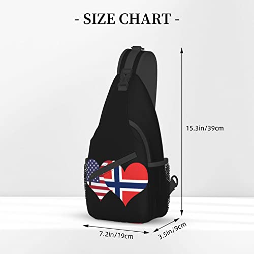 Mochila tipo bandolera unisex con banderas miniatura 4